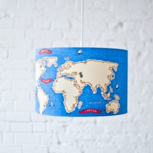 LAMPA WISZĄCA MAPA ŚWIATA