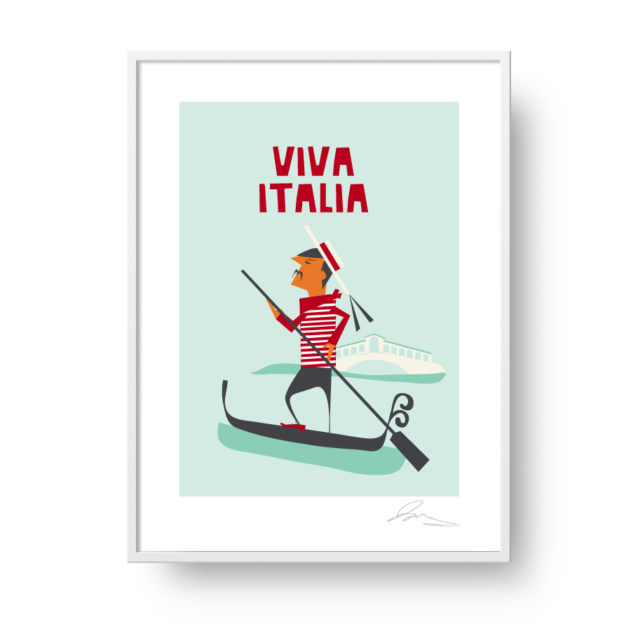 Plakat "Viva Italia"