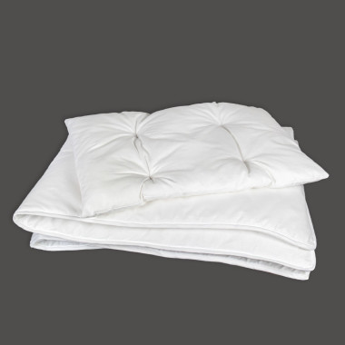 BASIC - kołdra z poduszką 100×135 + 40×60 cm
