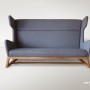 Sofa bardzo dobrze prezentuje się w salonie, czy gabinecie w towarzystwie fotela Lord Mebel ten świetnie sprawdzi sie we wnętrzach nowoczesnych i klasycznych, w stylu skandynawskim, minimalistycznym czy pop-art.