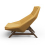 Fotel_MITO_Fotel do wypoczynku. Jest duży i bardzo komfortowy. Jego kształt przyciąga uwagę.Żółty.