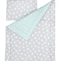 Pościel dziecięca Mint & Grey Stars