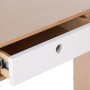Białe designerskie biurko z kolekcji kółko i krzyżyk-idealne do pokoju dziecka, nastolatka czy domowegou biura.