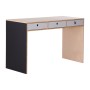 Szare, designerskie biurko z kolekcji kółko i krzyżyk-idealne do pokoju dziecka, nastolatka czy domowegou biura.