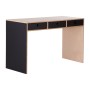 Czarne designerskie biurko z kolekcji kółko i krzyżyk-idealne do pokoju dziecka, nastolatka czy domowegou biura.