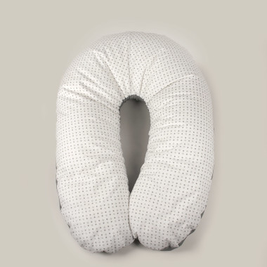 Milky Grey - wielofunkcyjna poduszka dla kobiet w ciąży i do karmienia
