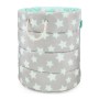KOSZ NA ZABAWKI MINT & GREY STARS