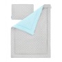 POŚCIEL DZIECIĘCA LOVELY DOTS MINT & GREY