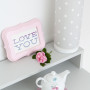 LAMPKA NOCNA LOVELY DOTS GREY