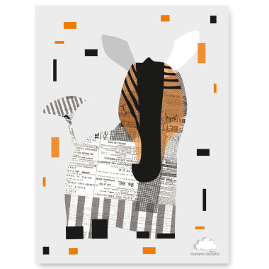 PLAKAT ECO ZEBRA z kolekcji Safari