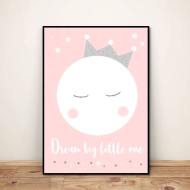 Plakat dla dzieci "Dream big little one"