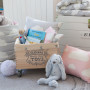 Poduszka ozdobna Chmurki Pink & Grey (2)