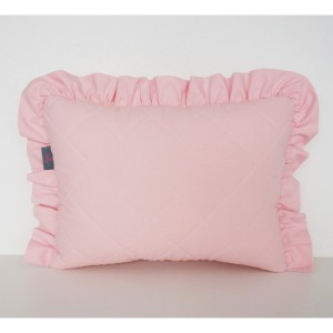 Różowa pikowana poduszeczka dla dziecka