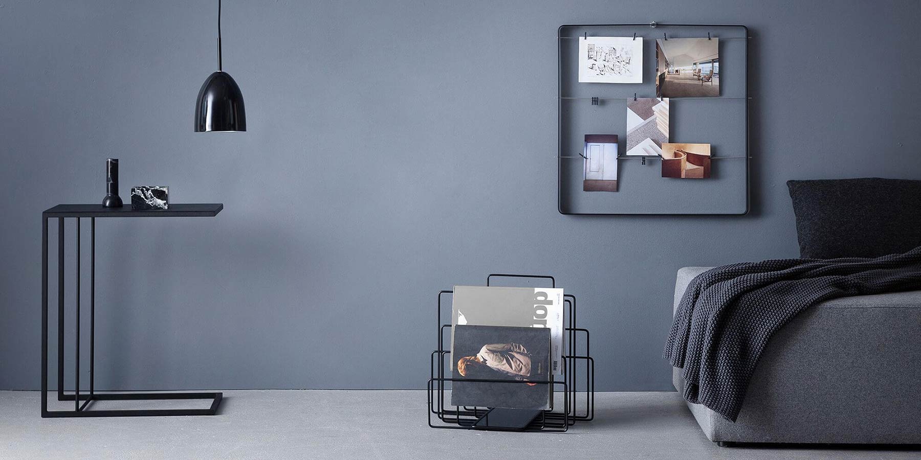 Felix - minimalistyczny nowoczesny stolik pomocniczy do salonu sypialni - stalowy - pasuje do stylu loft,  skandynawskiego