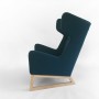 Designerska propozycja klasycznego wielkiego fotela wykonana z doskonałych materiałów.