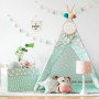 Tipi Mint & Grey Stars (6)
