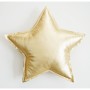 Metaliczna złota poduszeczka do pokoju dziecięcego  w kształcie gwiazdki