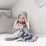 Otulacz Ręczniczek Bambusowy z Kapturkiem