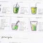 Smoothie Recipes - plakat z przepisami na smooties i koktajle