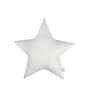 Lila Stars - poduszka ozdobna w złote gwiazdki
