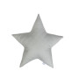 Pikowana, szara poduszka ozdobna w kształcie gwiazdy