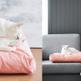 Padi wygodna poduszka dla kota w różowym kolorze