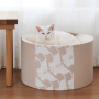 Oti-nowoczesne łóżko dla kota-designerskie i eleganckie-beż