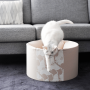 Oti-nowoczesne łóżko dla kota-designerskie i eleganckie-beż