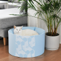 Oti-nowoczesne łóżko dla kota-designerskie i eleganckie-niebieskie