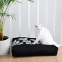 Czarna miękka poduszka/ legowisko dla kota