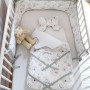 Miękki śpiworek dla niemowlęcia w kwiaty magnolii