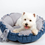 Wygodne,dwustronne, designerskie miękkie legowisko dla psa/ kota -szare, brązowe, graitowe, czarne, różowe, zielone, niebieskie.