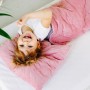 Kocyk Velvet, Dwustronnie Pikowane Gwiazdki z Poduszką