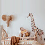Duża naklejka żyrafa na ścianę do pokoju dziecka- żyrafa. Pokoje dziecięce inspiracje.