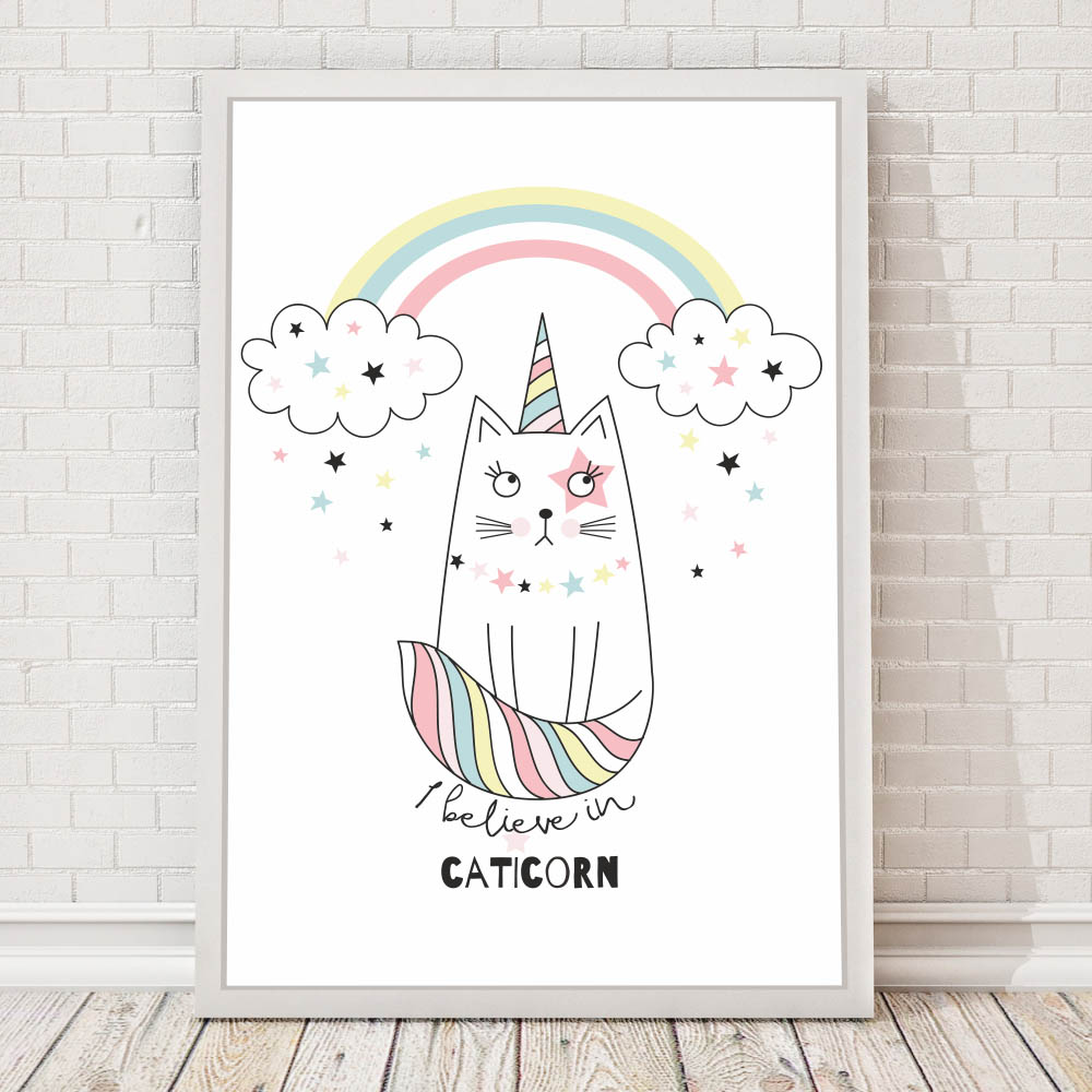 PLAKAT, OBRAZEK CATICORN