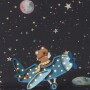 Tapeta ścienna kosmos z gwiazdami i planetami