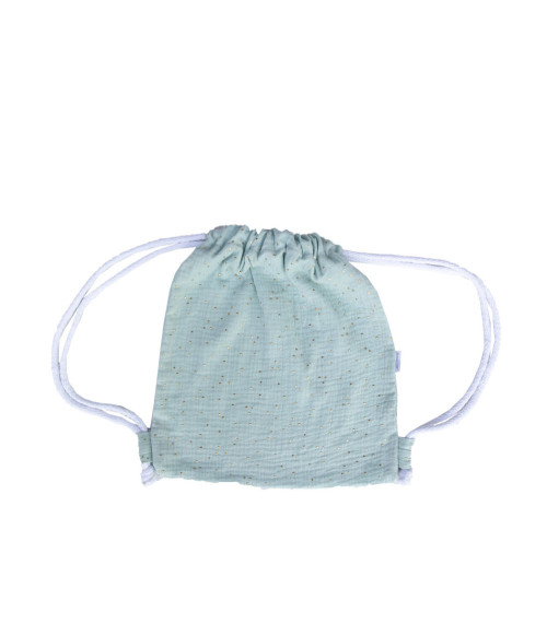 Blink Mint – bawełniany worek/plecak dla przedszkolaka