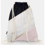 Oryginalny i bardzo praktyczny worek-plecak z modnym printem. Prezent dla nastolatki..Różowy z czarnym i złotym