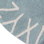 ROUND ABC VINTAGE BLUE - NATURAL