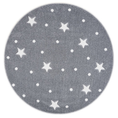 DYWAN OKRĄGŁY GALAXY GREY/WHITE