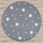 DYWAN OKRĄGŁY GALAXY GREY/WHITE