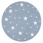 DYWAN OKRĄGŁY GALAXY BLUE/WHITE
