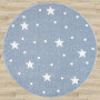 DYWAN OKRĄGŁY GALAXY BLUE/WHITE