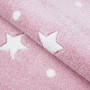 DYWAN OKRĄGŁY GALAXY PINK/WHITE