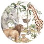 Savanna World In A Circle- NAKLEJKA DO POKOJU DZIECKA