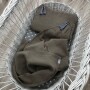 MUŚLINOWY OTULACZ KHAKI NIEMOWLĘCY