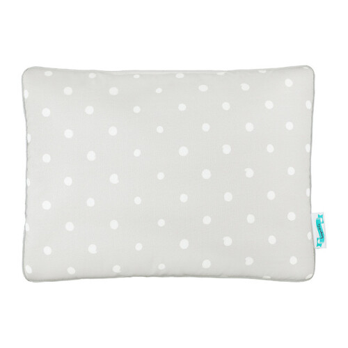 PODUSZKA BAWEŁNIANO WELUROWA LOVELY DOTS GREY