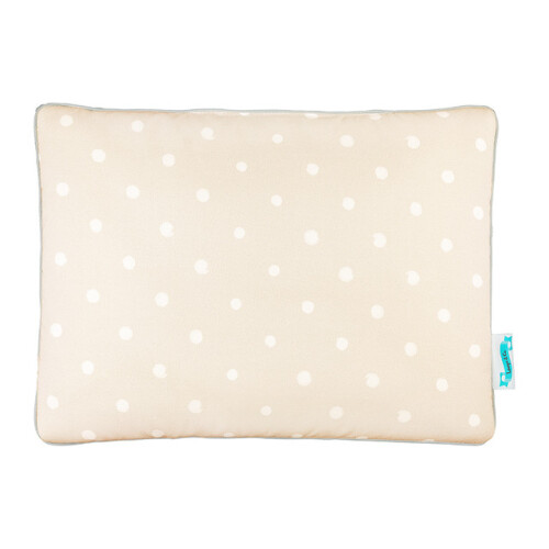 PODUSZKA BAWEŁNIANO WELUROWA LOVELY DOTS BEIGE