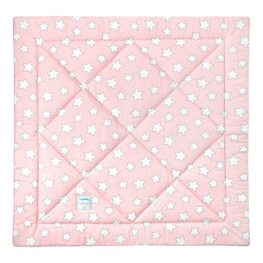 MATA DLA NIEMOWLĄT / DO TIPI PINK & GREY STARS