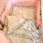 POŚCIEL DZIECIĘCA 100 X 135 LOVELY DOTS PINK Z FALBANKĄ